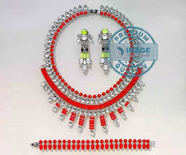 Jewelry clipping path before portfolio image clipping path