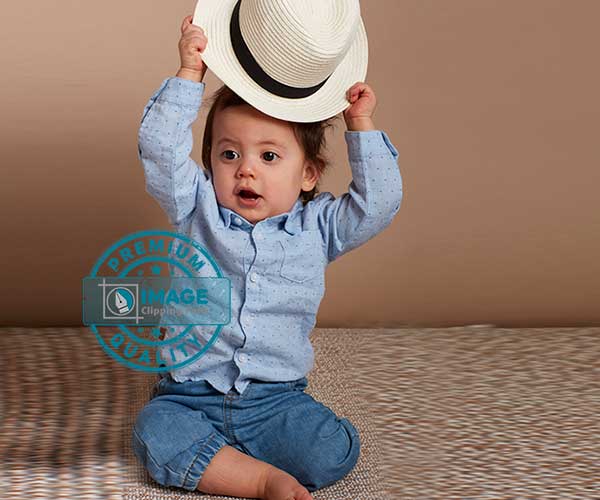 cute baby multi clipping path services before for image clipping path