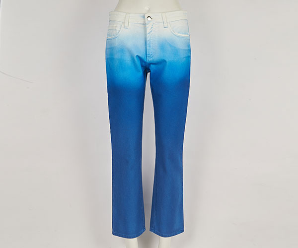 Denim pant wrinkles removal service before portfolio image clipping path