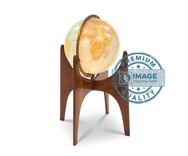 globe stand drop shadow creation service after portfolio by image clipping path