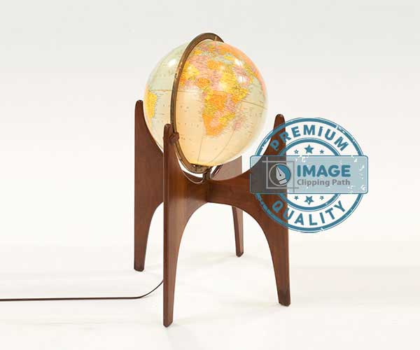 globe stand drop shadow creation service before portfolio by image clipping path