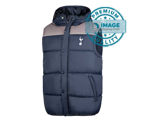 half jacket for men ghost mannequin service after edition by Image Clipping Path