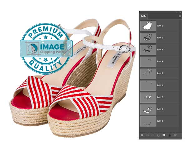 heel shoes for women multiple clipping path services after image clipping path