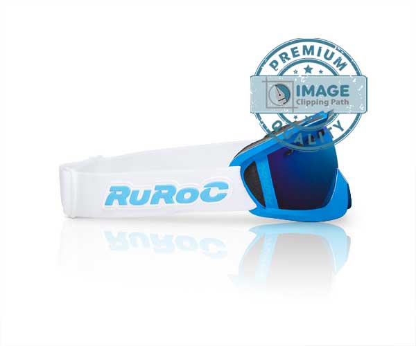 helmet goggles product shadow creation services after portfolio by image clipping path