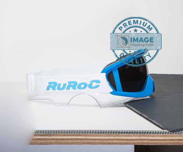 helmet goggles product retouching & shadow creation service before portfolio for Image Clipping Path