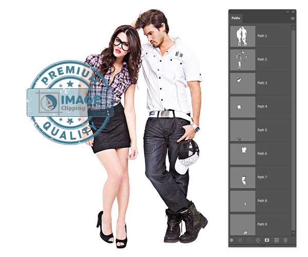 Model multiple clipping mask services after by imageclippingpath