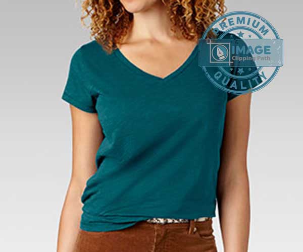 women t-shirts color change service after portfolio by image clipping path